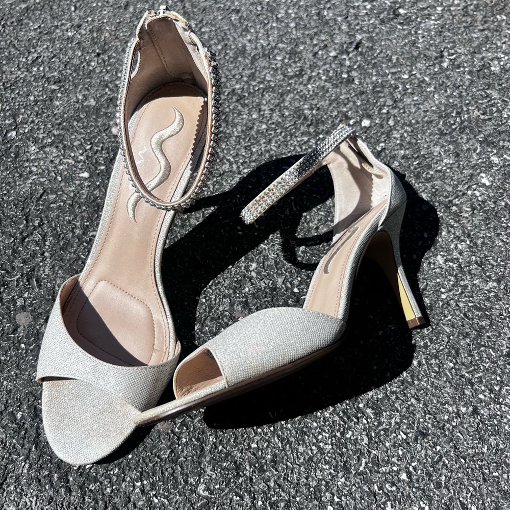 Nina silver Elegant Silver Women's Heels